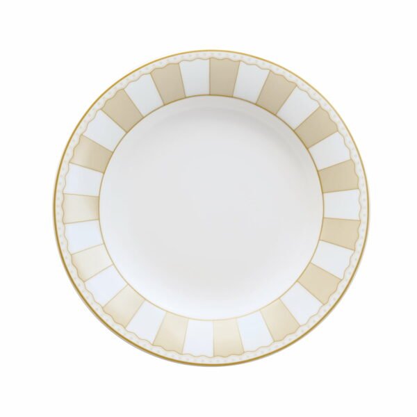 Noritake Soup Plate Lg 22.6Cm - Carnivale Champagne - Image 3