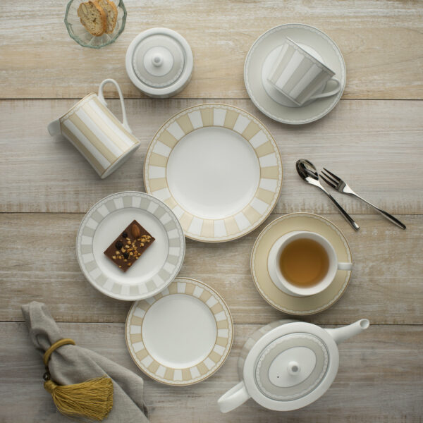 Noritake Round Vegetable 22.2Cm - Carnivale Champagne - Image 3