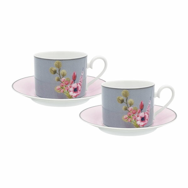 Noritake Cup And Saucer Pair Set - Celest Thoi