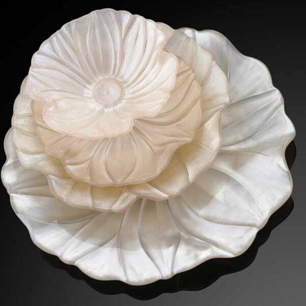 IVV Magnolia Bowl Pearly Ivory Decoration - Image 2