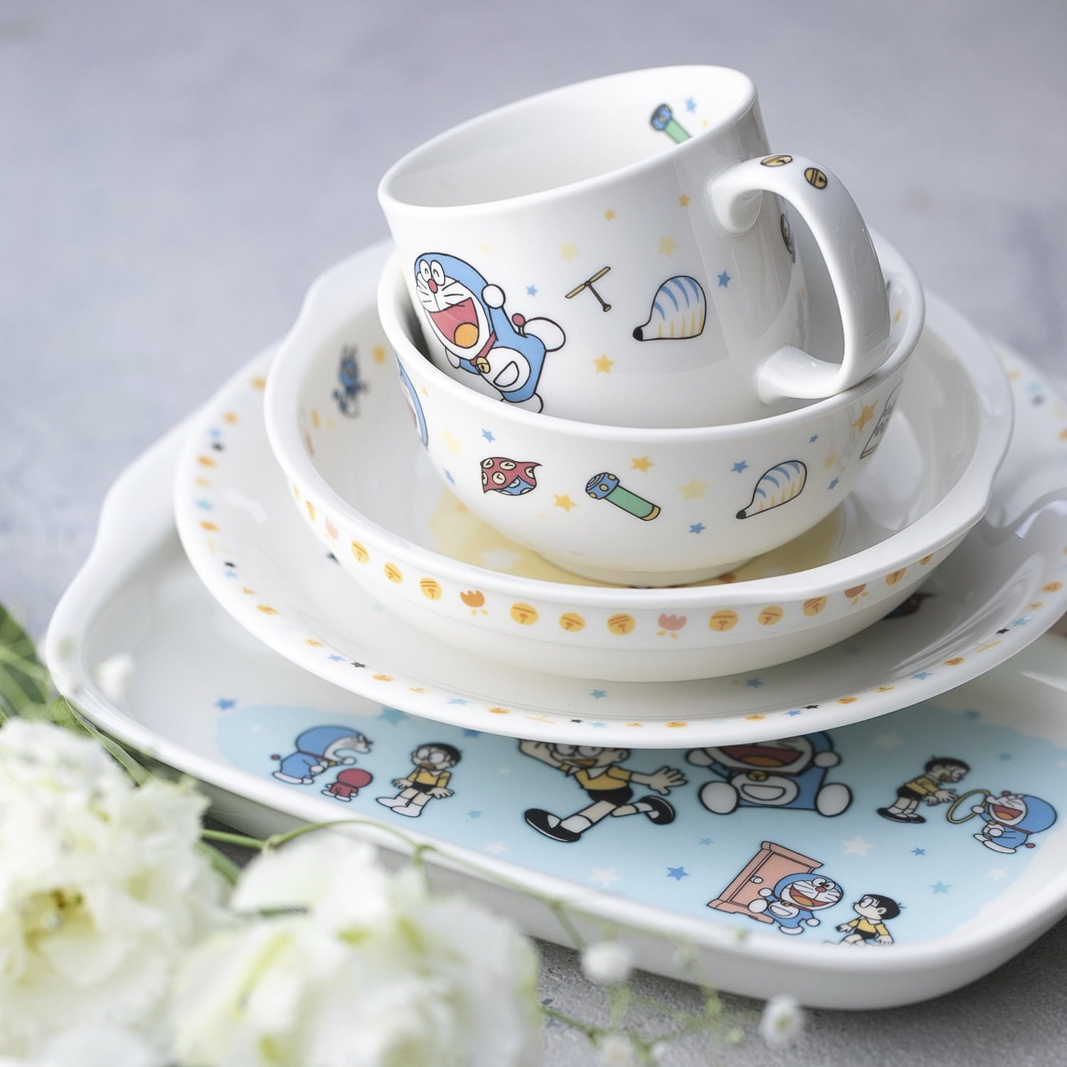 Noritake 5Pcs Kid Set - Doraemon