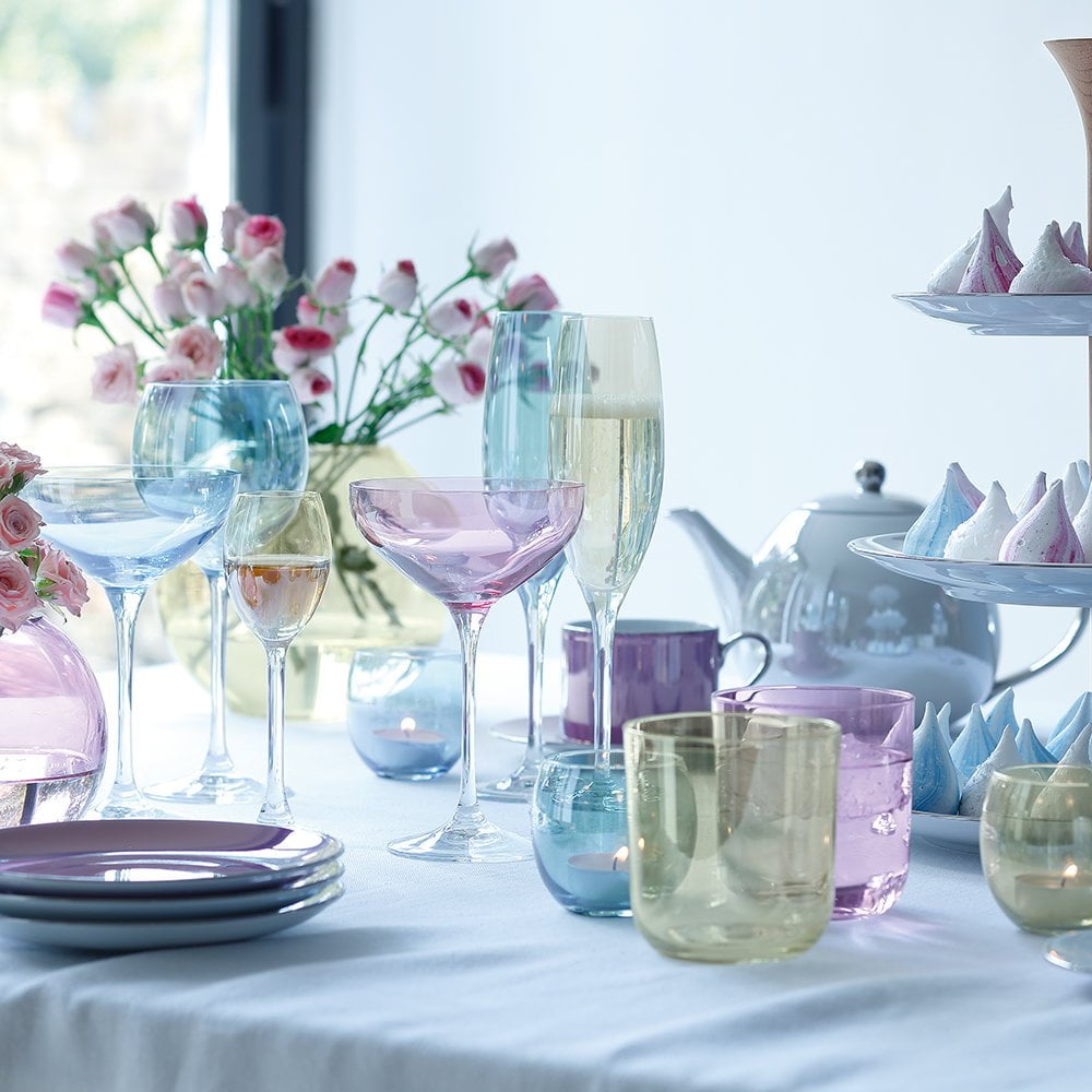 LSA Polka Tea For One & Saucer 0.34L/0.25L Pastel Assorted - Image 5