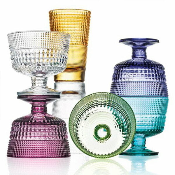 IVV Speedy Set 6 Ind. Footed Bowls Cm.11.2 Assorted Colors - Image 3