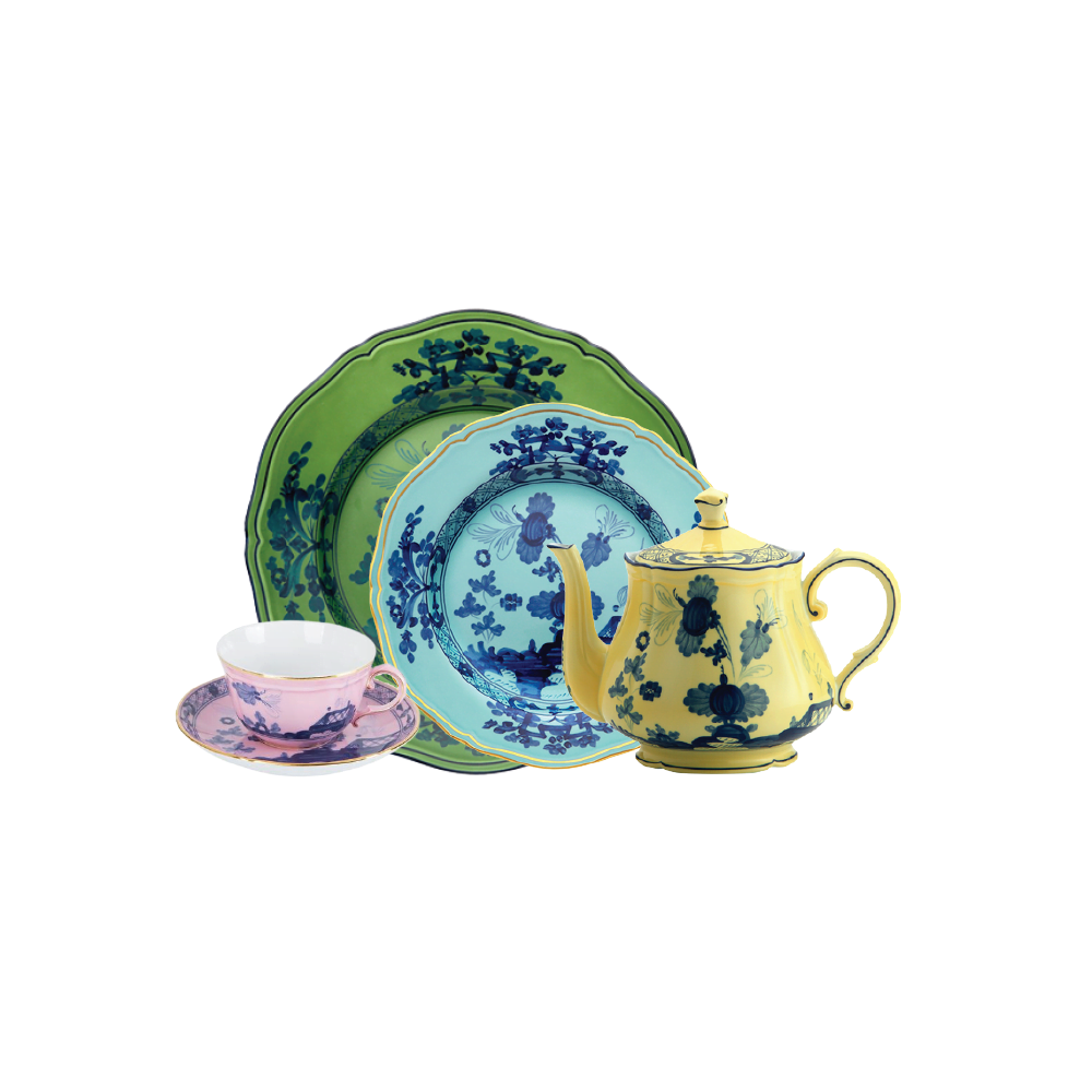 Ginori 21Pcs The Diva Tea Set-Set D