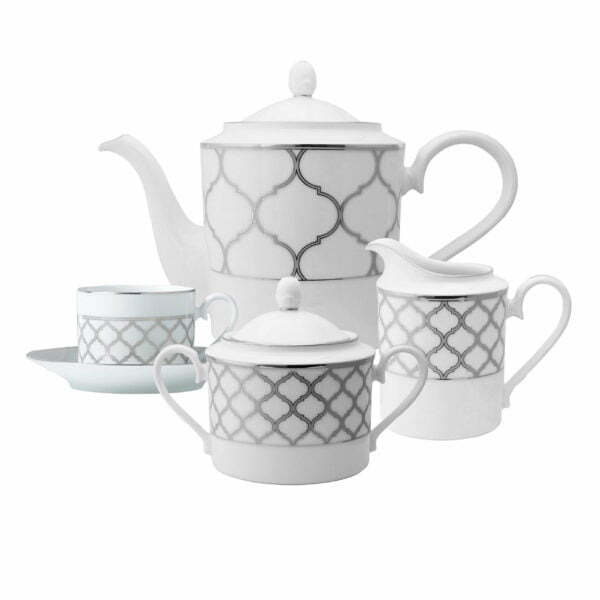 Noritake 17Pcs Tea Set W/Gift Box-Eternal Palace