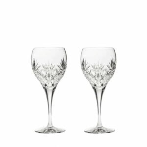 Royal Scot Crystal Kintyre 2 Crystal Large Wine Glasses - 210Mm (Gift Boxed)