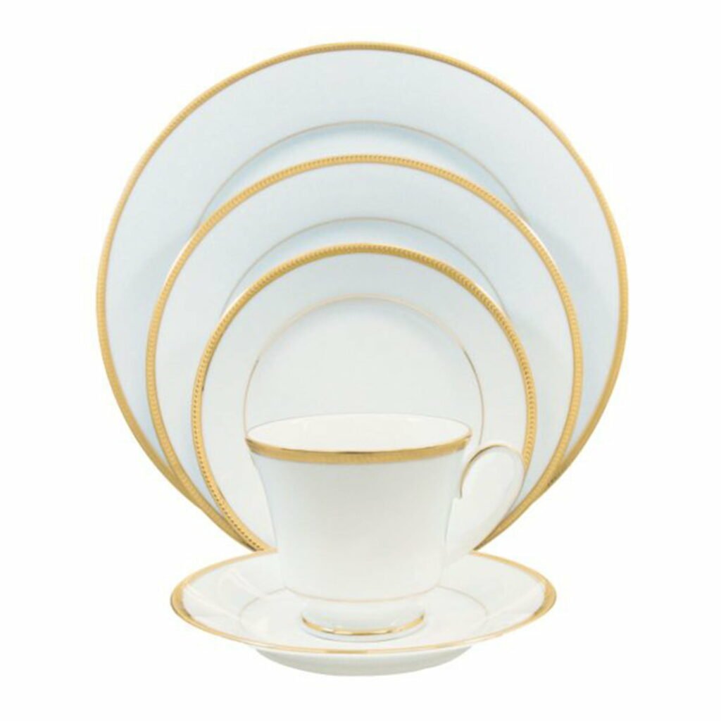 Noritake 96Pcs Dinner & Tea Set For 12 Persons Toorak Gold Artelia