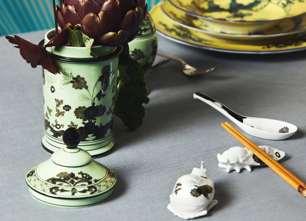 Ginori Flat Dinner Plate Cm 26,5-Oriente Ita.Citrino (Yellow) - Image 2