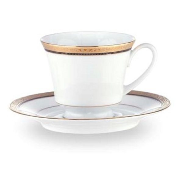 Noritake 20Pcs Dinner Set (Accent Plate) For 4 Person-Regent Gold - Image 5