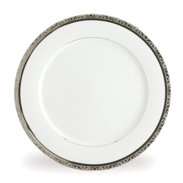 Noritake 20Pcs Dinner Set (Accent Plate) For 4 Person-Regent Platinum - Image 2