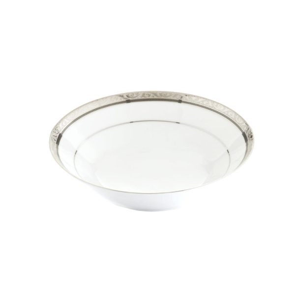 Noritake 20Pcs Dinner Set (Accent Plate) For 4 Person-Regent Platinum - Image 4