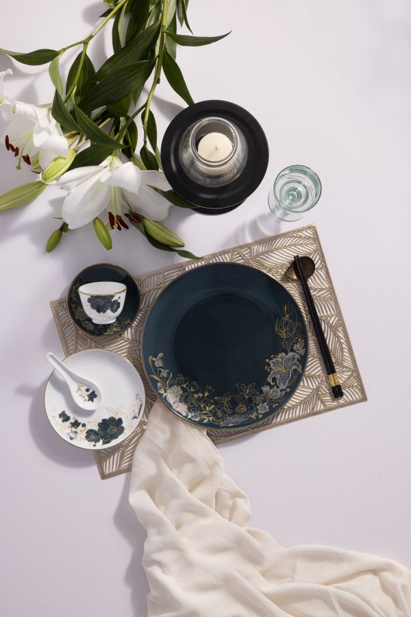 Noritake 34Pcs Asian Dinner Set for 6 Person – Verdant Meadow - Image 2