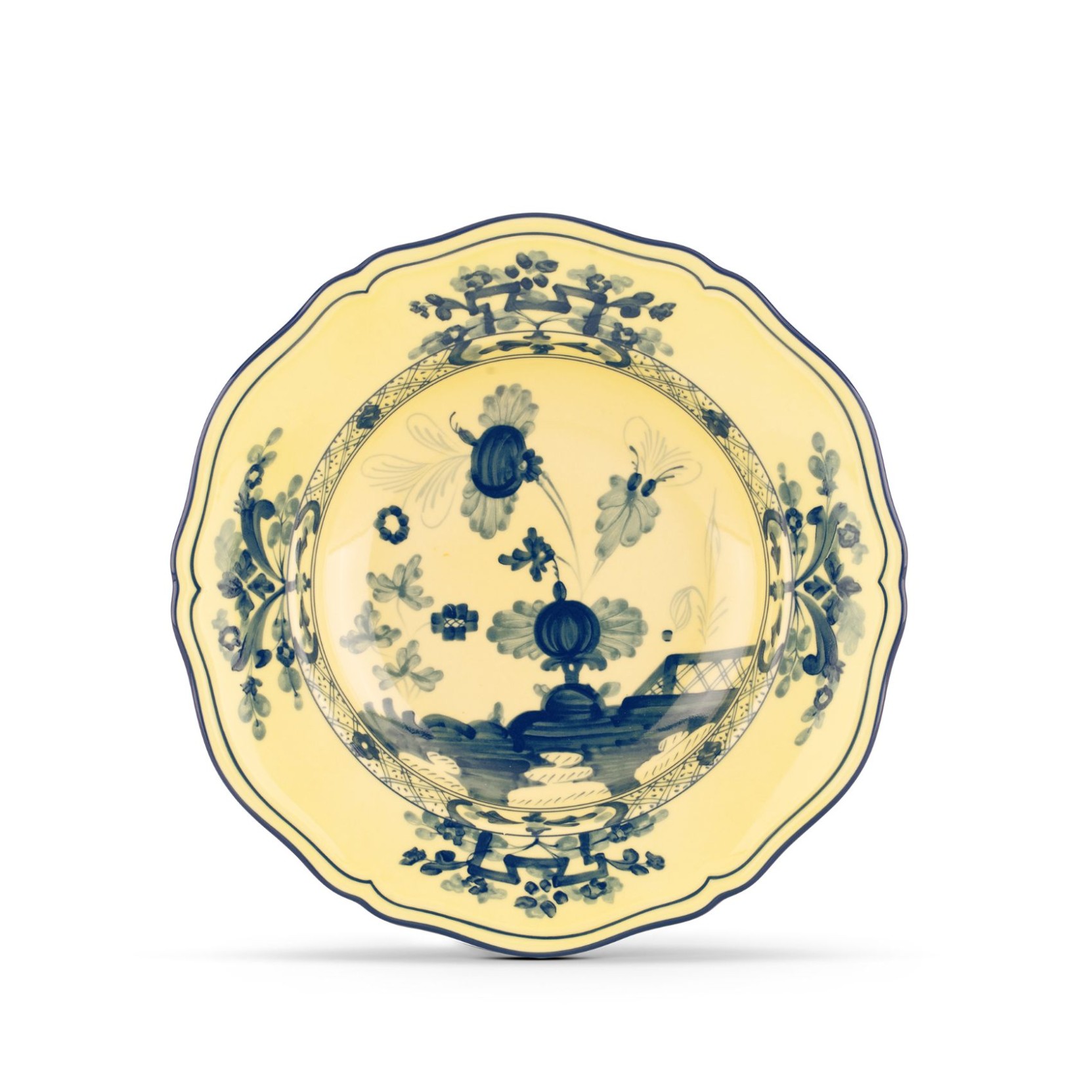 Ginori Soup Plate Cm 24-Oriente Ita.Azalea (Pink) (Copy)